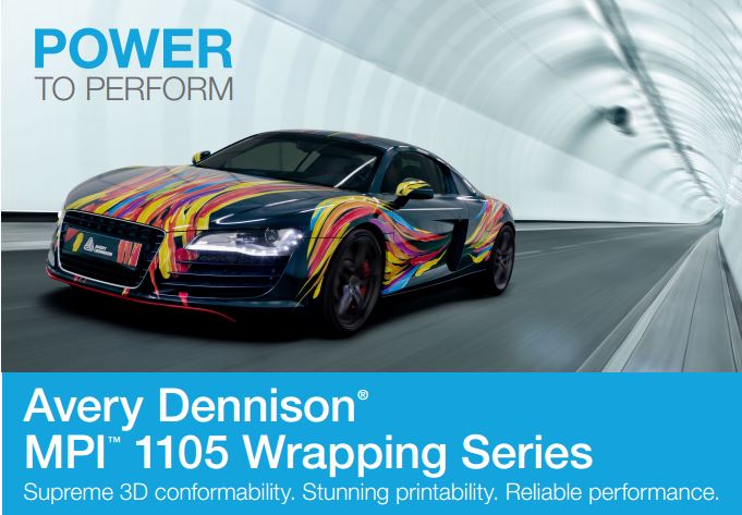Avery DennisonⓇ Introduces Four New Gloss Supreme Wrapping™ Film Colors  That Reflect 'The Power of Light